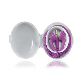 AUVIO® w/ Carrying Case Purple Earbuds