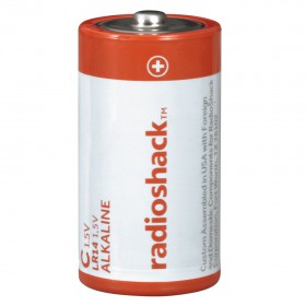 RadioShack C Alkaline Batteries (2-Pack)