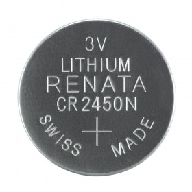 RadioShack CR2450 3V/600mAh Lithium Coin Cell Battery