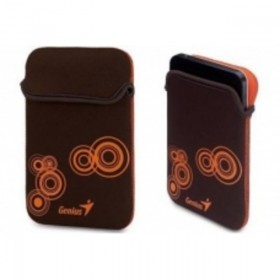 Genius 39700017101 SLEEVE BAG GS-801 Fits up to 8 inch Tablet PC and iPad Brown Orange