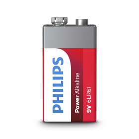Philips 6LR61P1B/10  9V Power Alkaline Battery 9V 