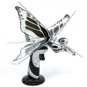 WooWee 4072 FLYTECH MOTH BLACK AND WHITE