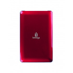Iomega 34628 eGo Portable Hard Drive, USB 2.0/500GB - Firewire 400/800, 8MB Cache, Red, Mac Edition