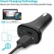 iLuv MOBISEAL2CBK CAR CHARGER 2 USBTYPE-A 1A.AND USB TYPE-C 3A