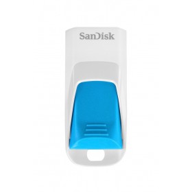 SanDisk SDCZ51W-016G-B35B 16GB Cruzer Edge USB 2.0 Flash Drive - White/Blue