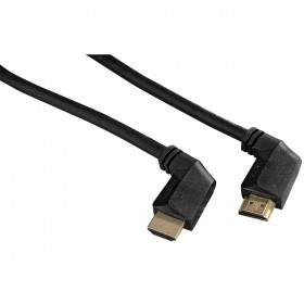 Hama 00122116 High Speed HDMI™ Cable, plug - plug, 90°, Ethernet, gold-plated, 3.0 m