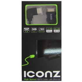ICONZ IMN-HC22 HD CABLE 1.8M 90 DEGREES 3D 4K, BLACK