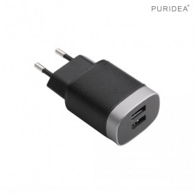 PURIDEA C05-BLACK SMART USB WALL CHARGER 