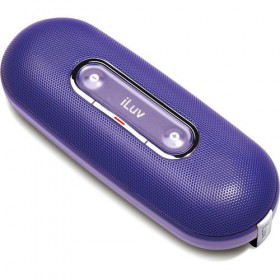 iLuv ISPISP100PUR Mini Portable Speaker for MP3 Players and iPod (Purble)