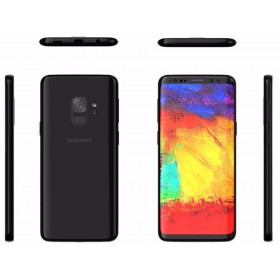 سامسونج (G960FD) تليفون محمول ذكى Galaxy S9 ثنائى الشريحة ذو مساحة تخزينية 64 جيجا بايت وذو لون أسود