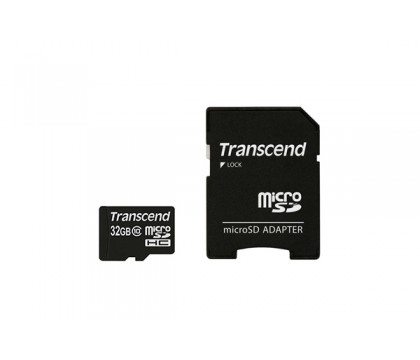 Transcend TS32GUSDHC10 MicroSDHC Class 10 with Card Reader (Premium)