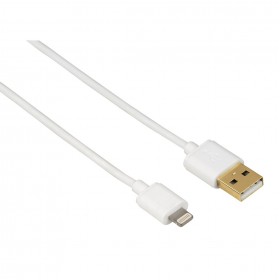 Hama 00119420 Lightning to USB Cable for Charging and synchronization for iPad, iphone and ipod devices , 1.5 m, white 