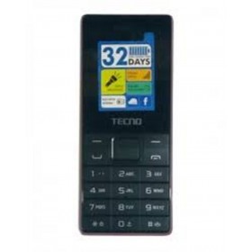 تكنو (T349) تليفون محمول ثنائى الشريحة ذو لون أسود