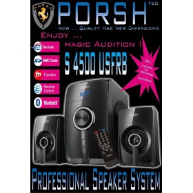 PORSH S 4500 USFRB SPEAKER BLUTOOTH 2.1 CH,USB,SD,FM