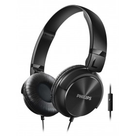 Philips SHL3065BK/00 Headphones with mic 32mm drivers/closed-back On-ear, Black