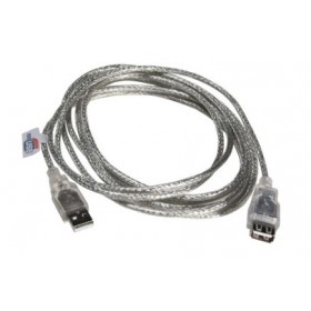 Media Tech 6223004631634 USB EXTENSION CABLE 3M, SILVER