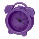 Hama 00123142 Mini Silicone Alarm Clock, Purple