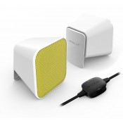 Speedlink SL-810002-WEYW Snappy Active stereo speakers (6W RMS) white-yellow