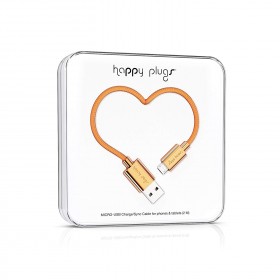 HAPPY HP9918 PLUGS USB TO MICRO CABLE 2M, ROSE GOLD