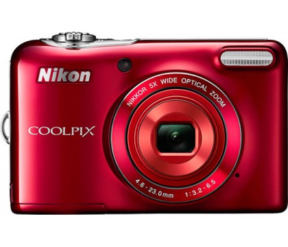 NIKON COOLPIX S2800 20MP 5X 2.7 Inch CASE+8SD RED