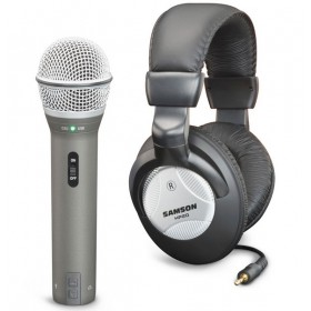 Samson SAQ2U Recording USB/XLR Microphone Pack with HP20 Headphones