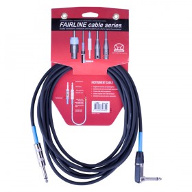 Superlux FAIRLINE Series SFI4.5PR 4.5m Angle and Straight Instrument Signal Cable 6.3mm, 1/4 TO 1/4 inch
