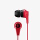 Skullcandy S2IKW-J335 Ink'd Bluetooth Wireless Earbuds with Mic, Red/Black