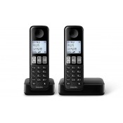 فيليبس (D2302B/63) تليفون لاسلكى مزود بسماعة إضافية و مكبر صوت