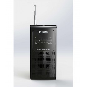 فيليبس (AE1500/00) راديو FM/MW محمول يتم ضبط الإشارة عليه يدويا