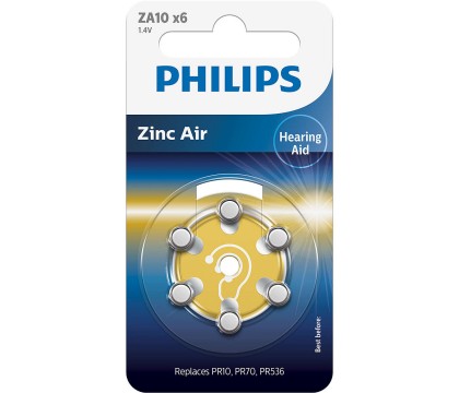 Philips ZA10B6A/10 Minicells Battery ZA10B6A 10/230 Zinc-air