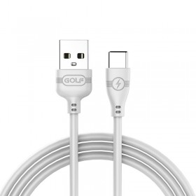 GOLF GC-63T USB TO TYPE C CABLE 1M, WHITE