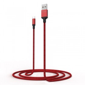 GOLF GC-52t Type-C USB CAVALIERSL CABLE 1M, RED
