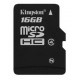  كارت ميمورى كينجستون (Kingston MICRO SD16GB (SDHC) CLASS 4 CARD+ADAPTER SDC4/16GB)