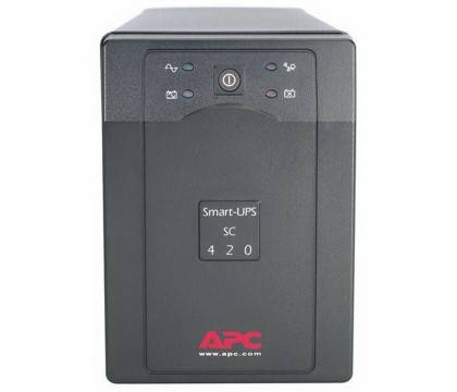 ايه بى سى جهاز حفظ و إحتياطى للطاقة يو بى إس(APC SMART UPS SC 420VA 260 W .F/L5.5 MIN SC420I)