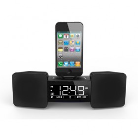 iLuv VIBRODUAL ALARM With BED SHAKER FOR IPHONE/IPOD-BLACK